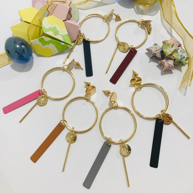 Needle Earrings, Anting, Giwang, Ecer/Grosir