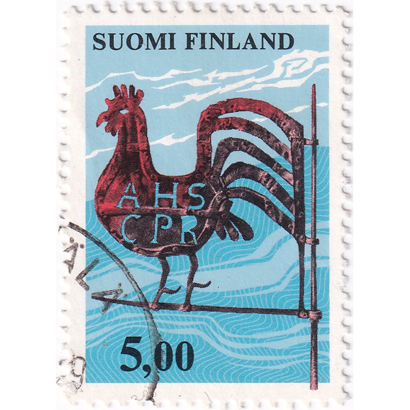

Prangko Finland 1977 - Weathercock