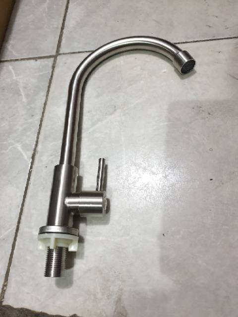 Kran angsa meja/ kran cuci piring stainless 304 anti karat