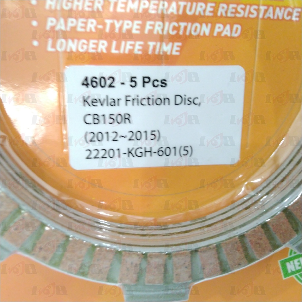 Daytona Kampas Plat Kopling CB150R CBR 150R Lama Clutch Racing Pad 5 Lembar Parts Motor Ultra Drive