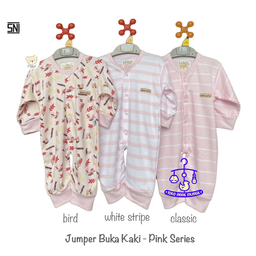 CHIYO Jumper Panjang Baju  Kodok  Bayi  Buka Kaki Motif 