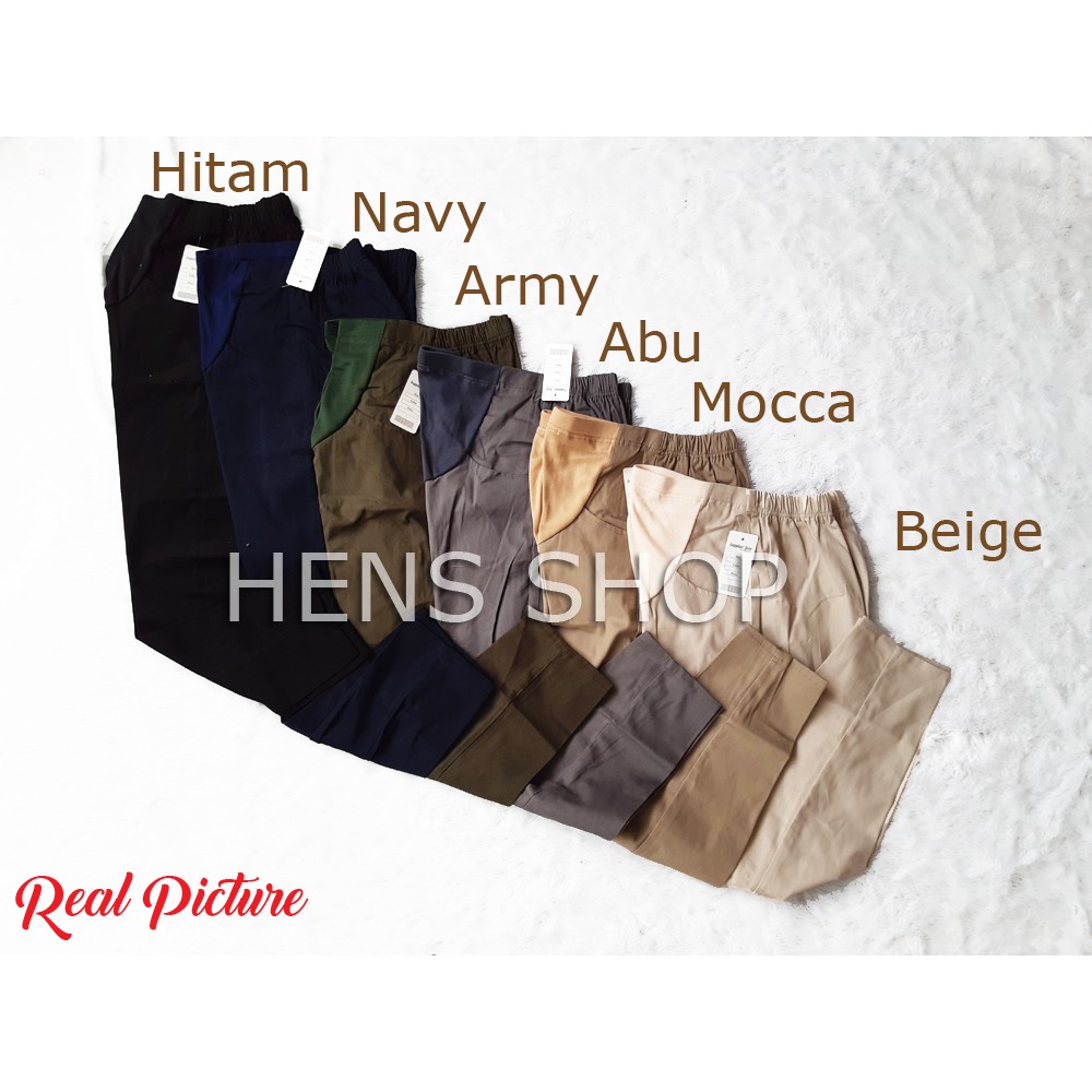 CELANA HAMIL KERJA PREMIUM / CELANA KERJA BUMIL TEBAL TWILL COMBED