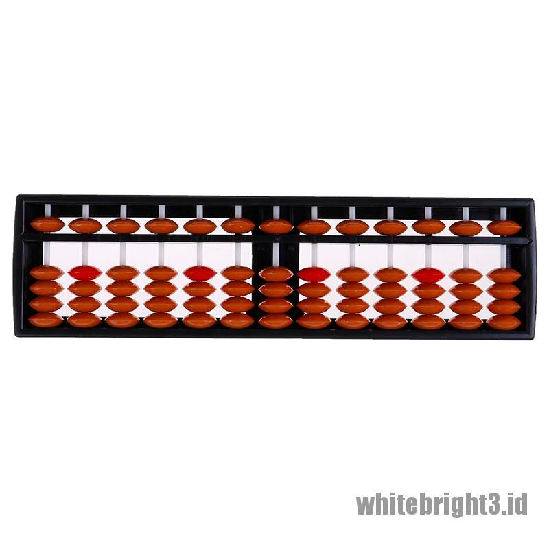 {white3} 13 Grades abacus beads column kid school learning tools educational math toys