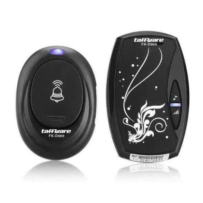 Taffware FK-D009 Bel pintu rumah wireless 36 nada anti air waterproof ruko rukan kantor gudang dll