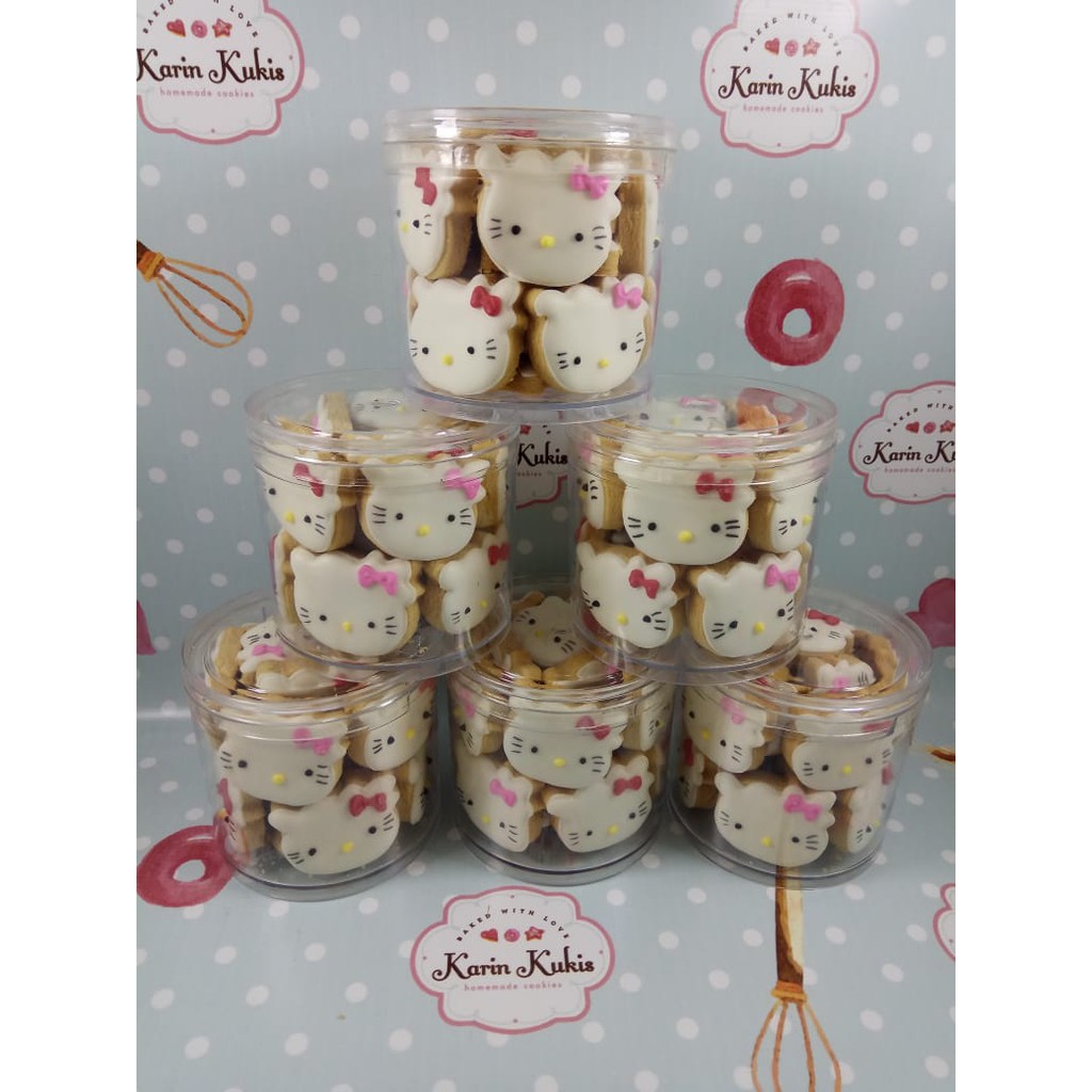

Kukis Hias, Kukis Karakter, Fancy Cookies, Hampers Hello Kitty 250gr
