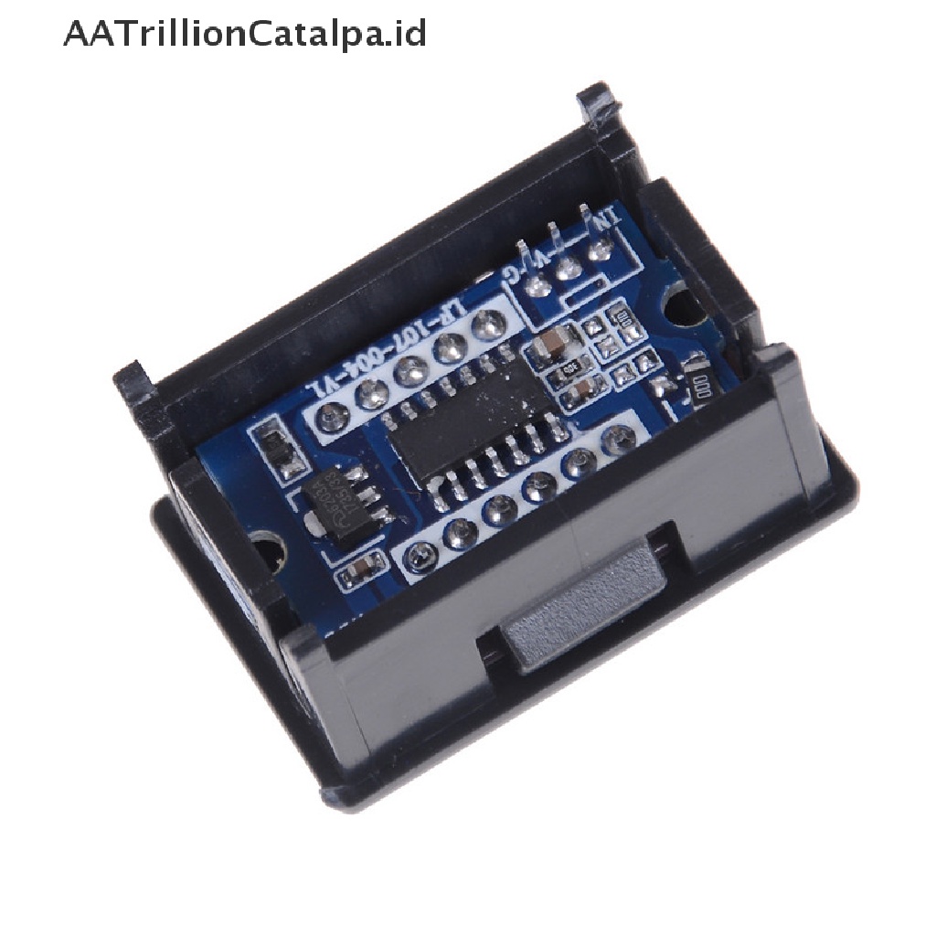 Aatrillioncatalpa Voltmeter Digital Mini DC 0-100V Dengan 3 Kabel