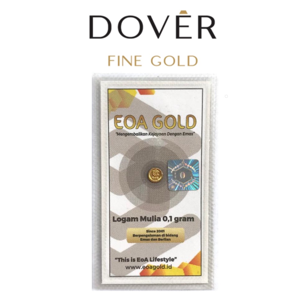 Logam Mulia Emas Mini EOA 0.1 gram