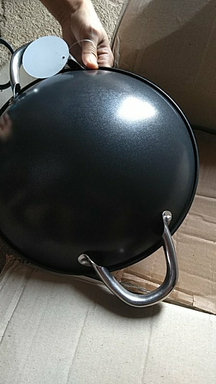 Wok Wajan Besi Non Stick (iron) D26cm W/spatula Bima