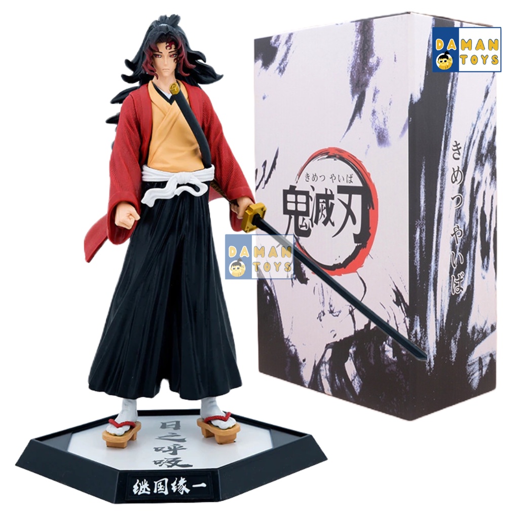 Pajangan Figure Kokushibou Juuni Kitsuki Yoriichi Gyudataro Daki Action Figure Kimetsu No Yaiba Koleksi