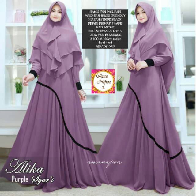 ALIKA GAMIS SYARI MURAH SOLO