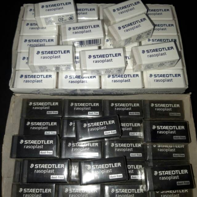 

Eraser/penghapus staedtler 526 B40 hitam dan putih