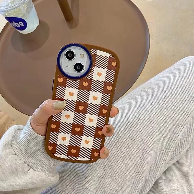 Soft Case Silikon Motif Hati Untuk IPhone X Xs Max Xr 7 8 Plus 12 13 11 Pro Max Gza1