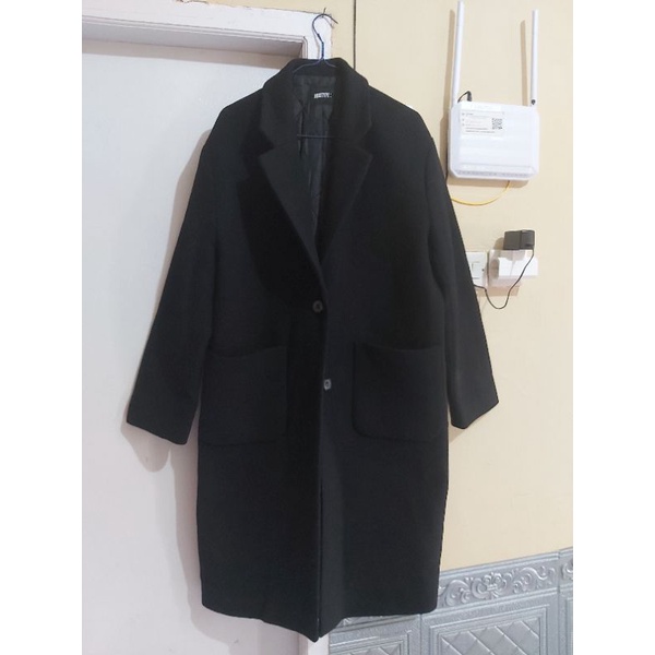 Coat Korea Impor Bahan Woll Tebal Brand MISTYPE