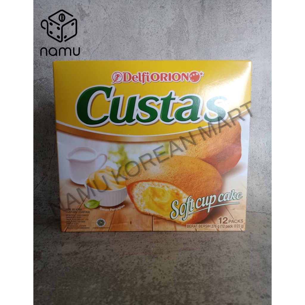 

Delfi Orion Custas Soft Cup Cake 276gr Cup Cake / Makanan Ringan / Snack