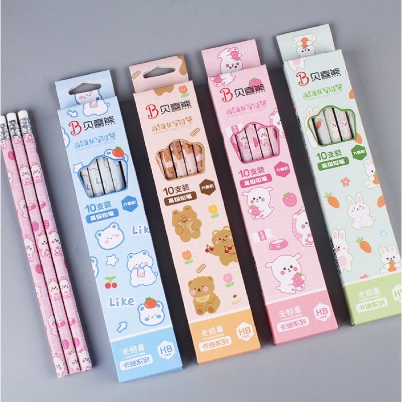 

Pensil Karakter 1 Set 10PCS / Pensil Kartun Murah / Pensil Lucu