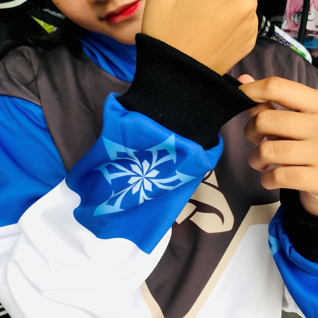 Hoodie Ganyu Cosplay Fullprint Game Genshin Impact Premium Unisex