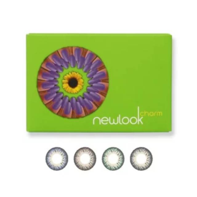 Softlens warna bulanan NEWLOOK CHARM/soflen warna bulanan newlook charm normal s/d -8.00