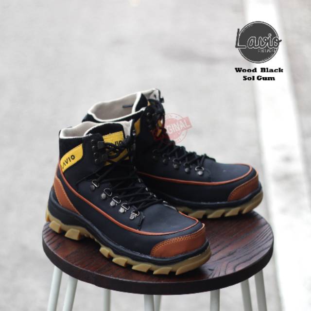 Sepatu Safety Boots Jogger Pria Lavio Sol Gum Original Murah