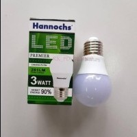 HANNOCHS PREMIER 3 WATT / LAMPU BOHLAM LED 3 WATT / LAMPU LED / LAMPU HANNOCHS / BOHLAM