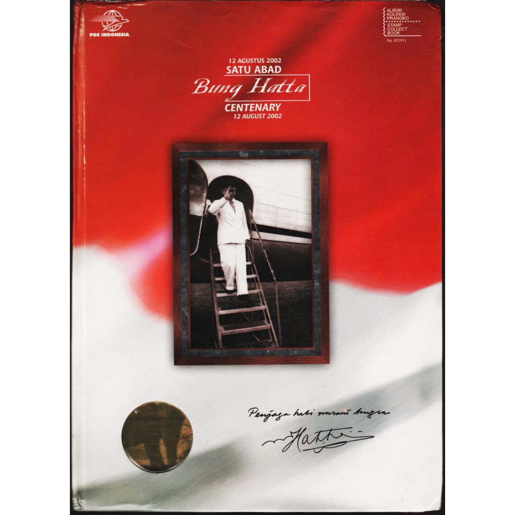 

Perangko Filateli BX3-2 - Indonesia Stamp Collect Book 12.08.2002 Centenary Of Bung Hatta