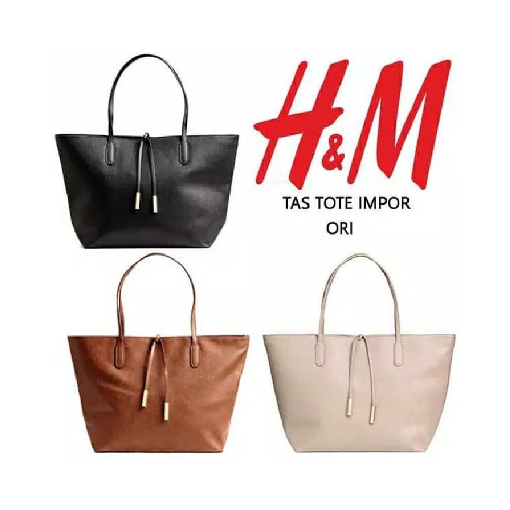 Tas wanita cewek pesta kerja branded import besar HnM HM Tote Bags
