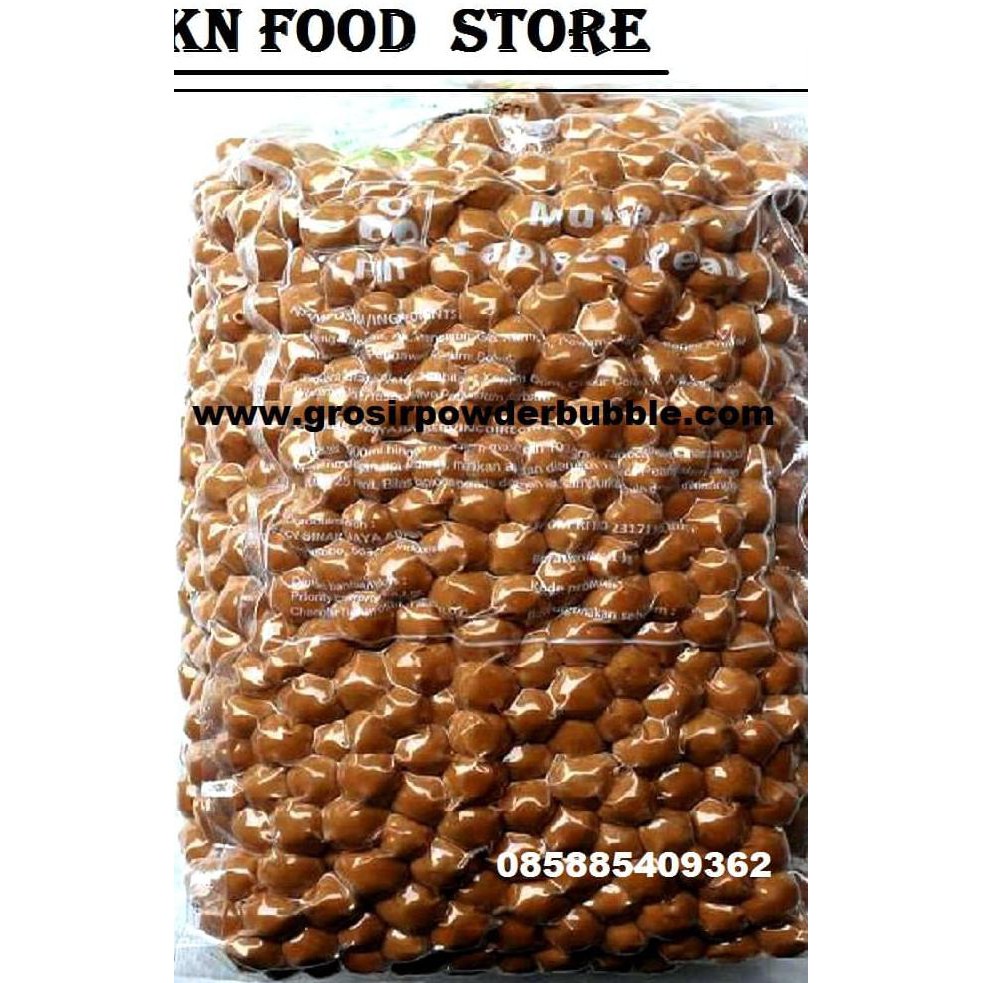 

BEST SELLER Tapioka Pearl Bubble 1 kg - Mutiara Bubble Tapioca Pearl Kemasan 1Kg
