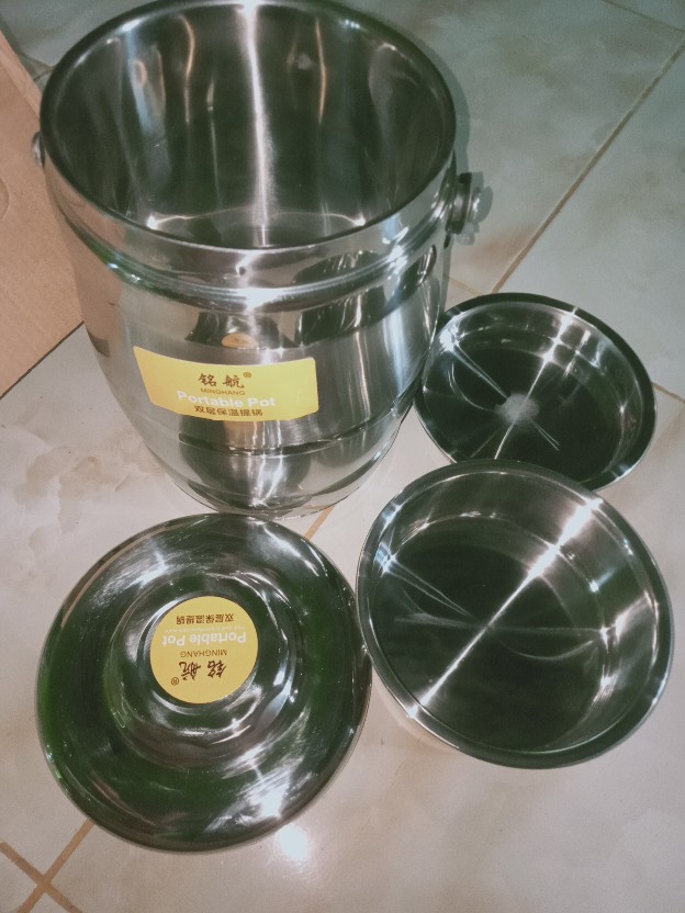 Rantang Tunggal 2.2l/ Rantang Makanan Stainless Steel