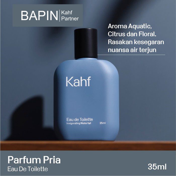 BISA COD KAHF Parfum Invigorating Waterfall Eau de Toilette 35 ml Kahf Parfum Pria by Wardah