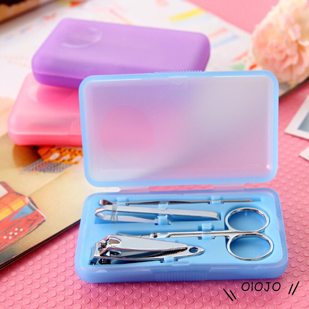 【COD】Manicure Pedicure Set 4IN1 Pedicure Gunting Kuku Pembersih