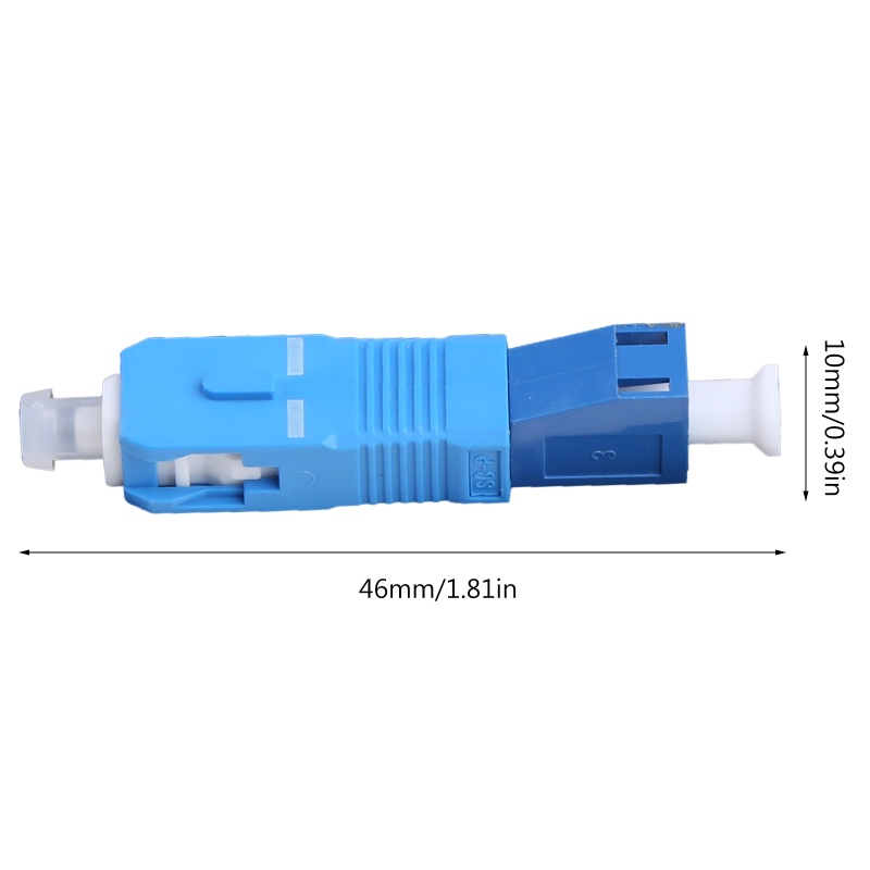 Cre SC Male to LC Female Single Mode Konverter Adapter Fiber Hybrid Optik