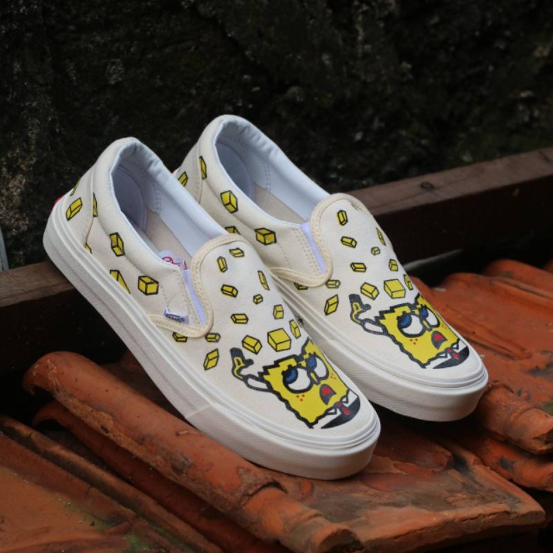 Sepatu couple vans slip on anak dan dewasa