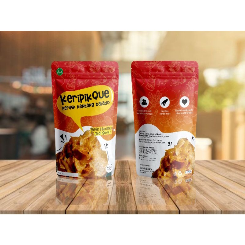 

Keripik Kentang Balado/Kentang Pedas Manis/Kering Kentang/keripique