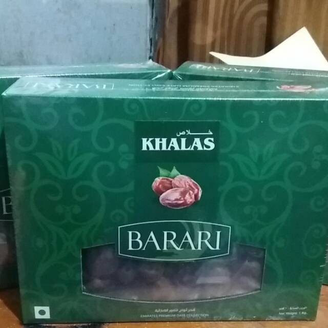 KURMA KHALAS BARARI 1 KG - Kurma Khalas - Kurma - Oleh Oleh Haji Dan Umrah