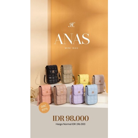 JimsHoney Anas Mini Bag - New Mini Bag JimsHoney Tas Slempang Kecil