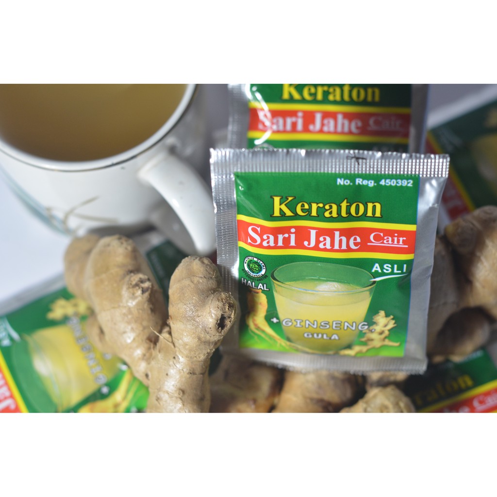 

Sari Jahe Keraton Sachet 30ml | Jahe Instant cair mengandung Ginseng untuk kesehatan