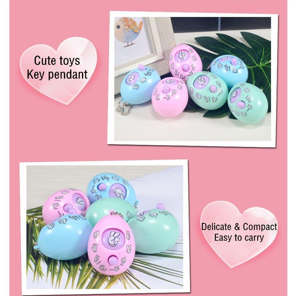 Solighter Gunting Kertas Batu Tamu Hadiah Pesta Nikmat Keyring Pendant Gantungan Kunci Ulang Tahun