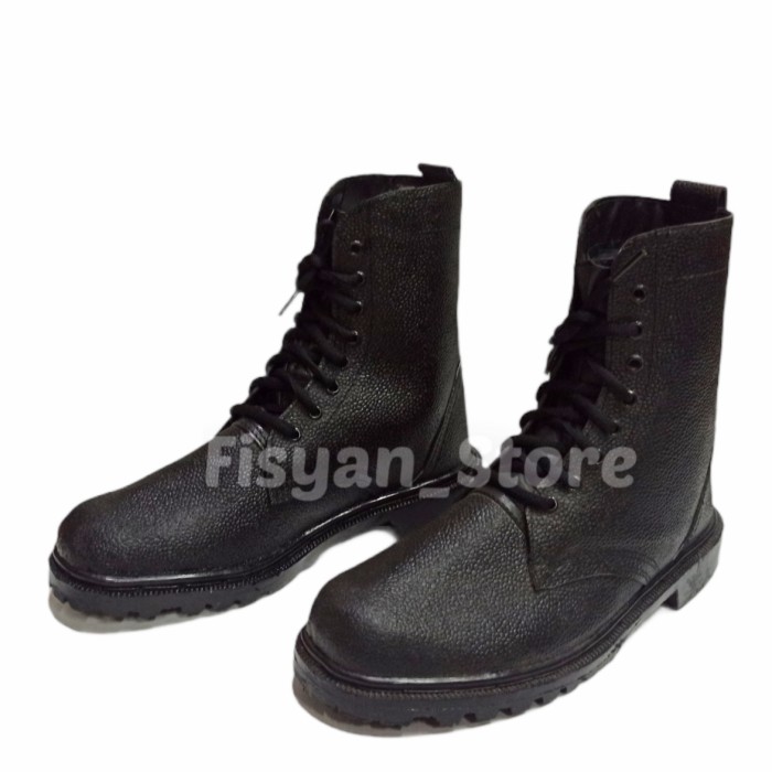 Sepatu PDL Tni | PDL Security | PDL Satpam Motif Kulit Jeruk