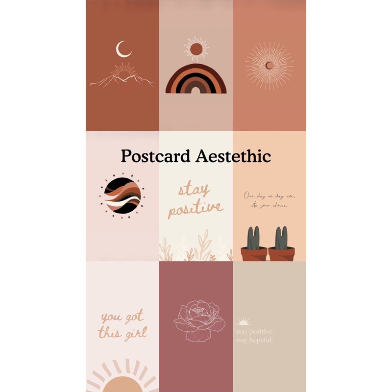 

Postcard Aesthetic (FREE STICKER KHUSUS BUNDLING)