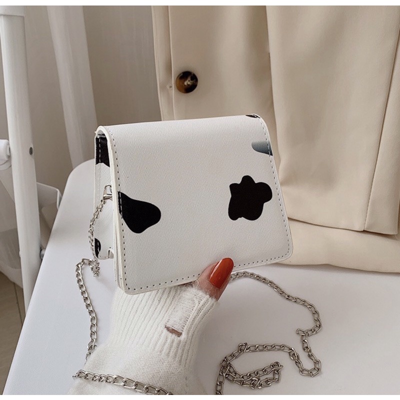 Tas selempang  Wanita BIANKA / Tas Selempang Wanita Terbaru Motif Sapi