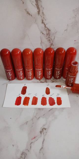 TERMURAH PER8PCS LIP GLOSS MATTE KISS BEAUTY WARNA NUDE NO.70456