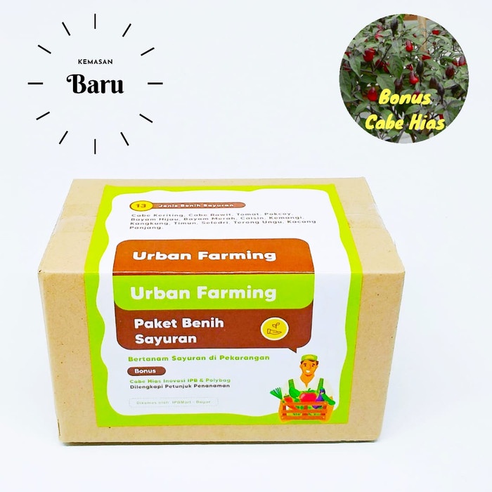 Tanaman-Bibit-Benih- Paket Benih Sayuran 13 Jenis Tanaman Pekarangan Rumah -Benih-Bibit-Tanaman.
