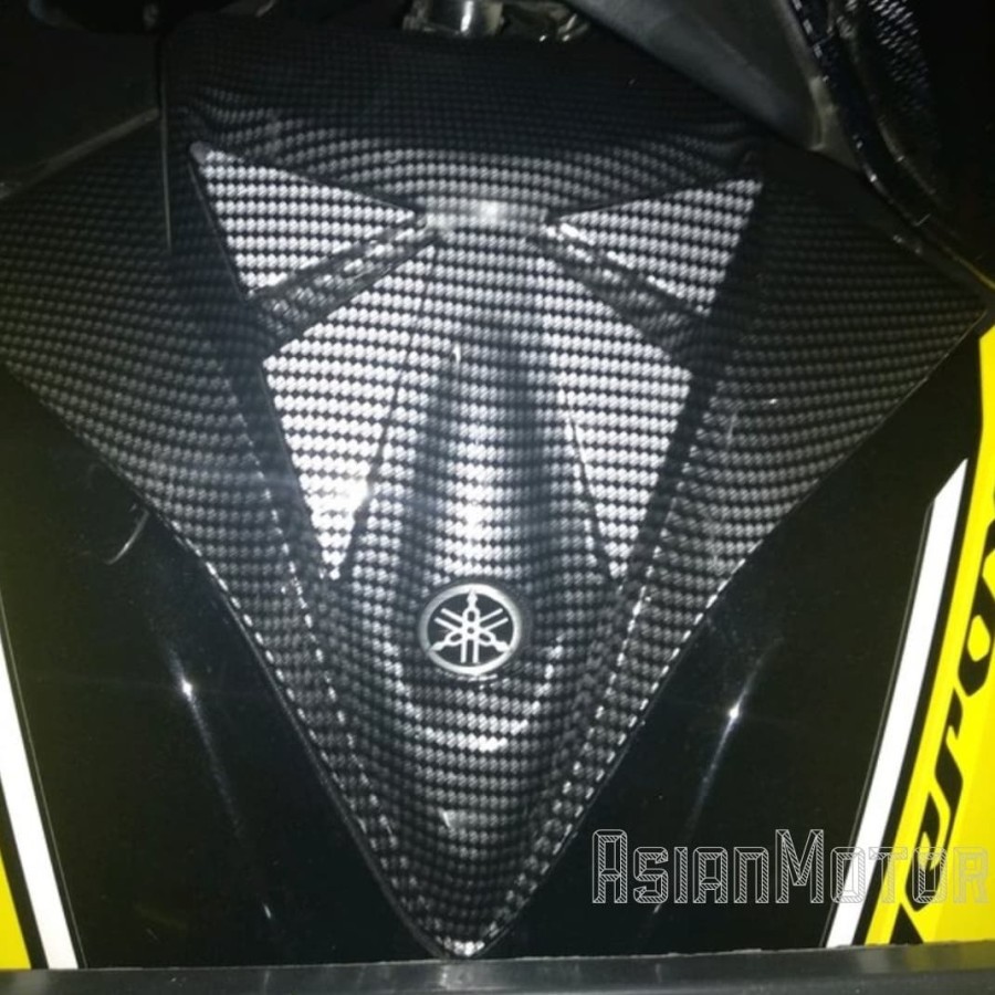 Cover Tutuo Dada Depan Kecil Aerox Carbon NEMO Cover Tutup Dada Aksesoris Variasi Yamaha Aerox 155