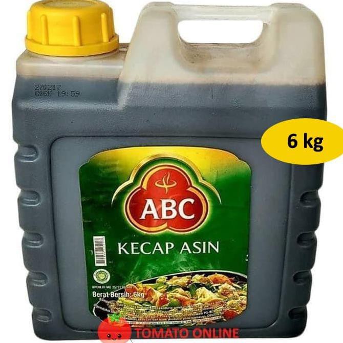 

Sale Kecap Asin Abc Jerigen Dirigen Galon 6 Kg / 6Kg