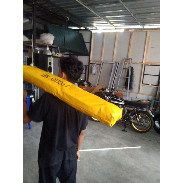 Net volly net voli mikasa super gold murah berkualitas mantab dengan tambahan pipa di kedua sisinya