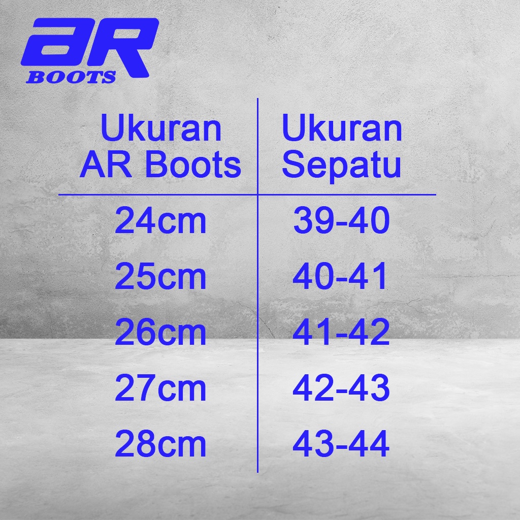 Boot Air/Hujan Anti Selip &amp; Licin dan Tahan Banting AR Boots - Amphibi