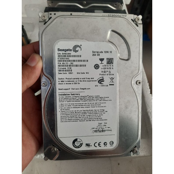 Hardisk PC 250gb sata 3.5 inch