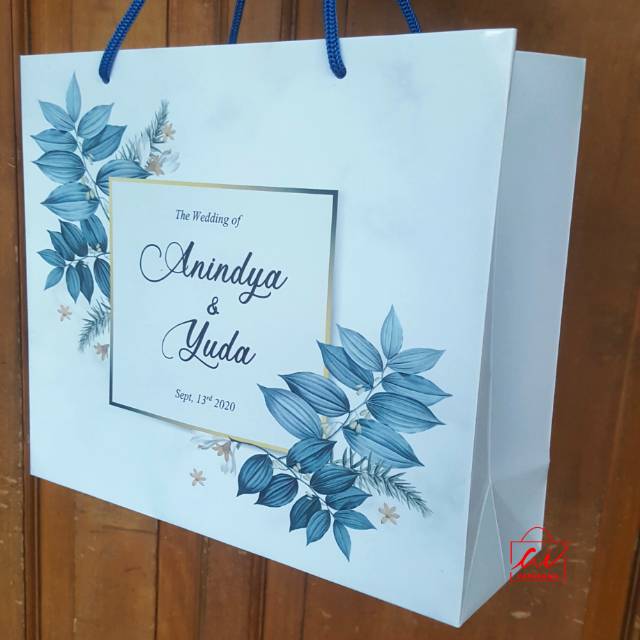 

Paperbag Custom paperbag wedding paperbag bridesmaid paper bag full color