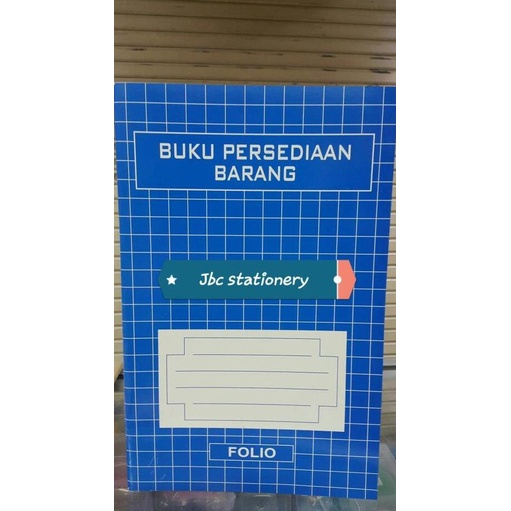 

BUKU PERSEDIAAN BARANG ATAU BUKU STOK UK FOLIO
