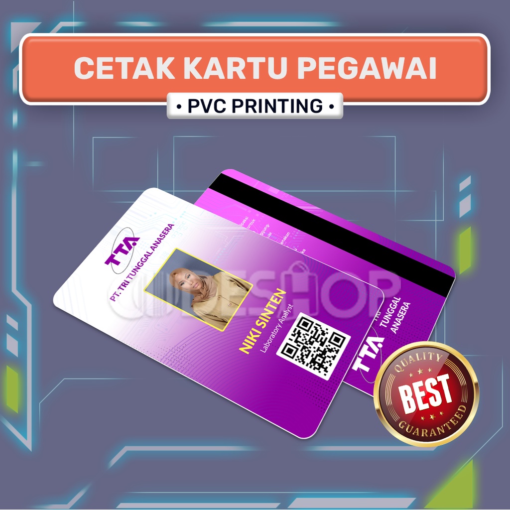 Cetak Kartu ID Card Pegawai