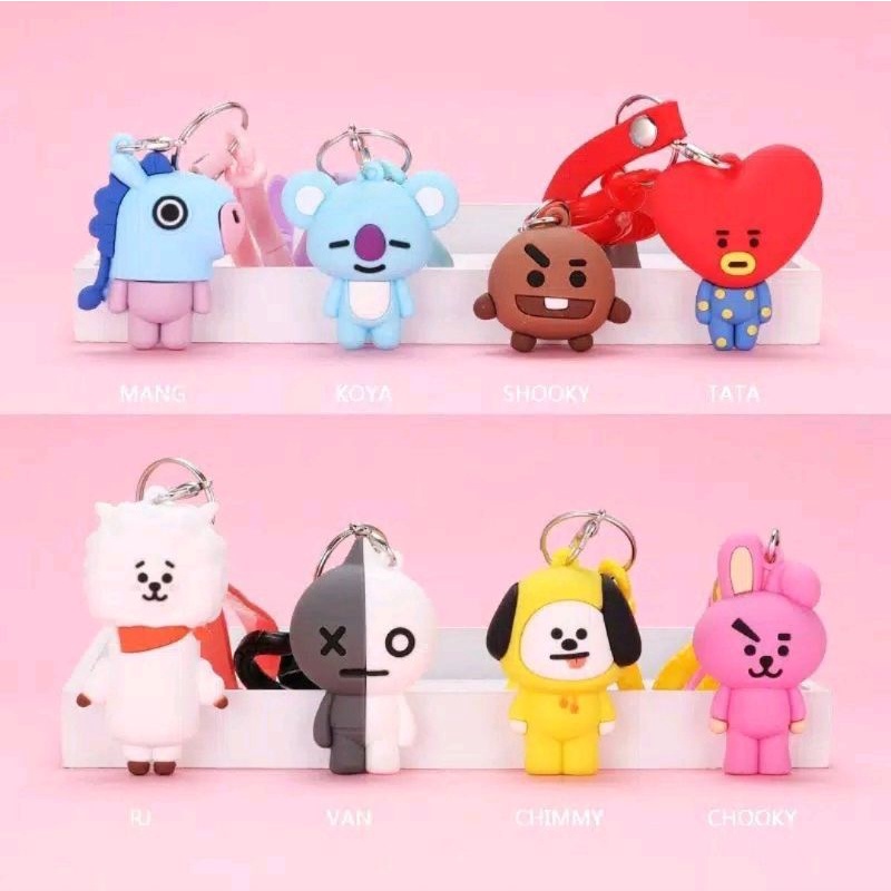 Gantungan Kunci BT21 BTS Army korea Kpop